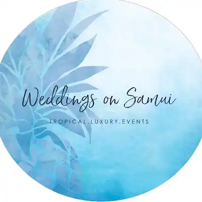 Logo Weddings on Samui, Wedding planner, Beach Wedding ceremony