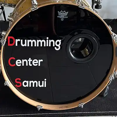 Logo Drumming Center Samui, lessons by Oliver Bach